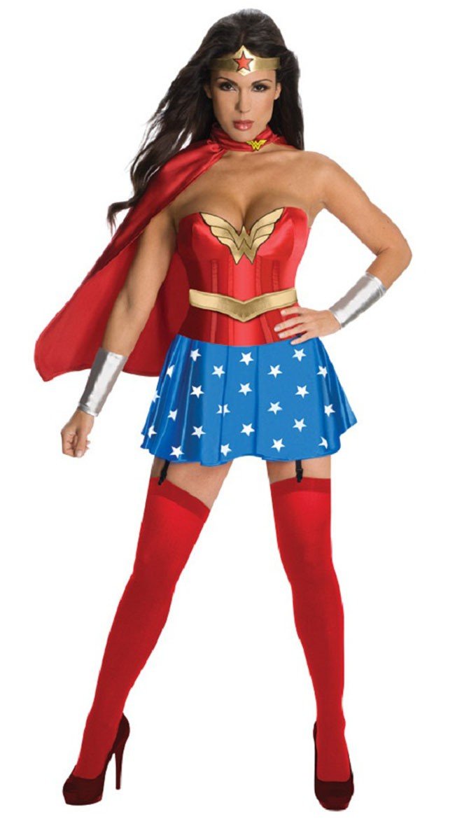 Seksikäs Wonder Woman Asu Aikuisille Supersankari Asut