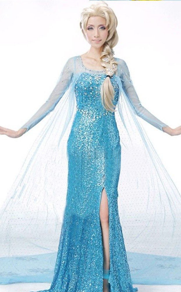 Halpa Frozen Elsa Mekko Aikuisille