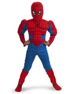 Klassinen Spiderman Asu Lihasasu Supersankariasu Lapsille