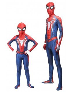PS4 Spiderman -Asu Lapsille Ja Aikuisille Halloween Supersankariasut