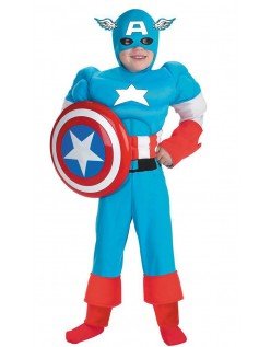 Avengers Lihas Kapteeni Amerikka Asu Lapsille Halloween Asut